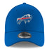  New Era Bills Frozen 39THIRTY Flex Hat In Blue - Front View