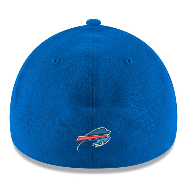  New Era Bills Frozen 39THIRTY Flex Hat In Blue - Back View