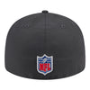 Bills New Era 2024 NFL Draft 59FIFTY Fitted Hat In Grey - Back View