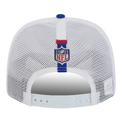 Bills New Era 2024 Training Camp 9SEVENTY Adjustable Hat In White & Blue - Back View