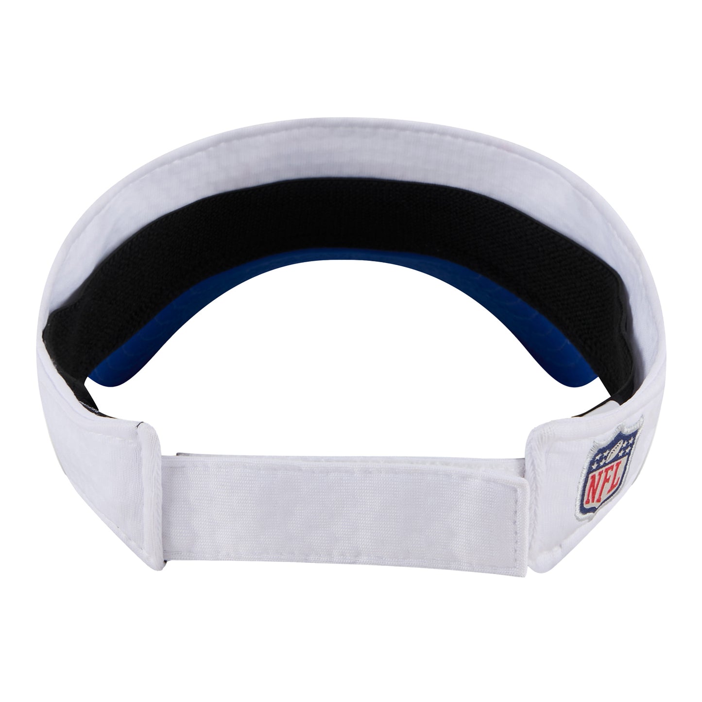 Bills New Era 2024 Training Camp Visor In White & Blue - Back View