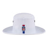 Bills New Era 2024 Training Camp Panama Bucket Hat In White & Blue - Back View
