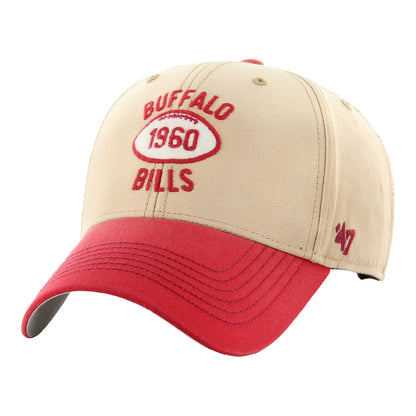 Buffalo Bills '47 Brand MVP Dusted Hat In Tan - Front View