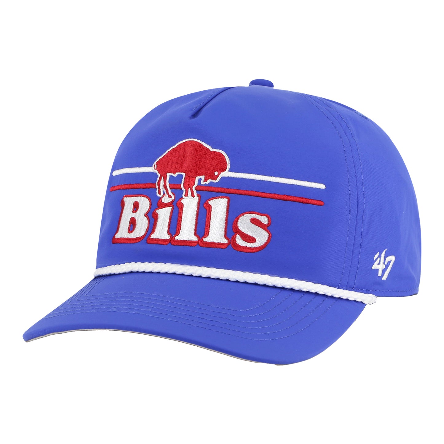 Bills '47 Brand Campscape Retro Hat In Blue - Front View