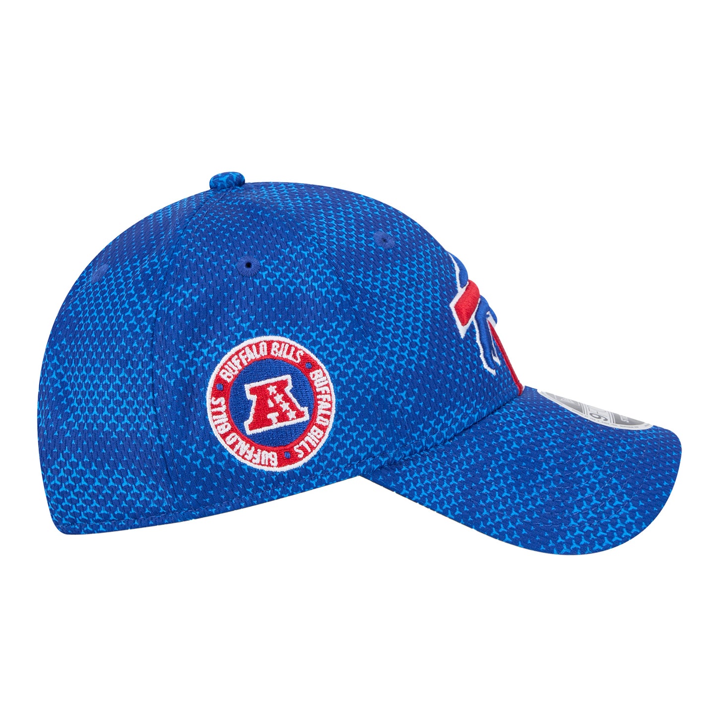 New Era Buffalo Bills 2024 Sideline 9FORTY Hat In Blue - Side View