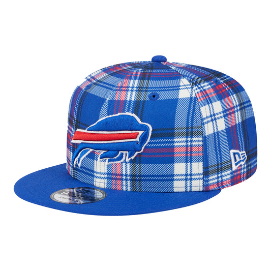 New Era Buffalo Bills 2024 Sideline Statement 9FIFTY Hat In Blue - Front View