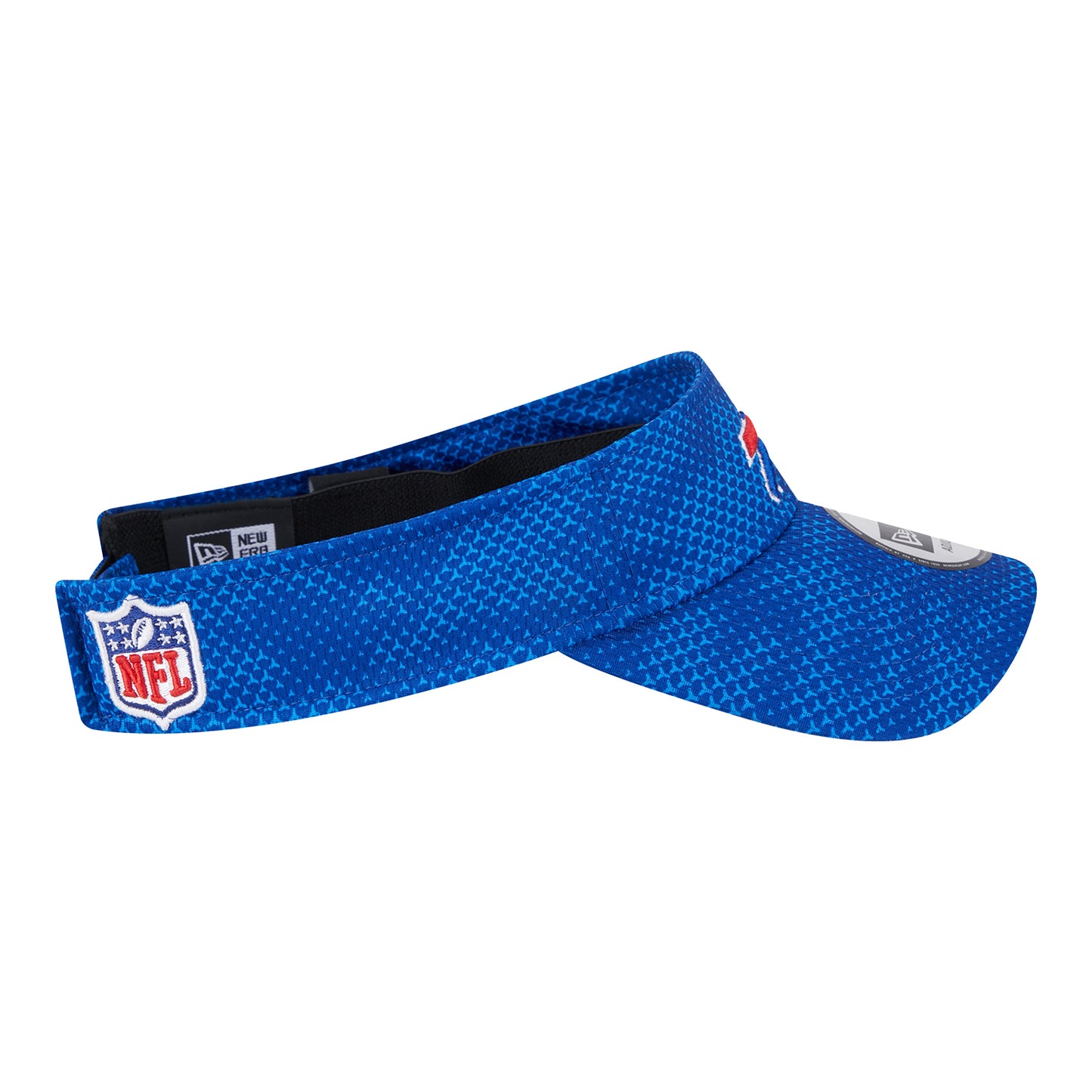 New Era Buffalo Bills 2024 Sideline Visor In Blue - Side View