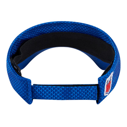 New Era Buffalo Bills 2024 Sideline Visor In Blue - Back View