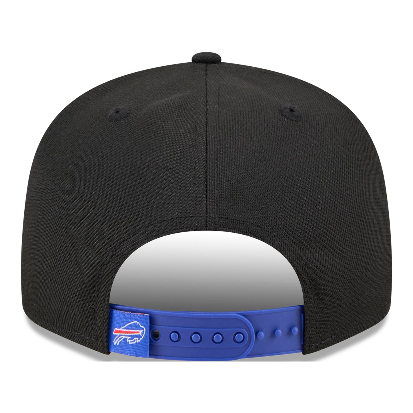 Bills New Era 9FIFTY Splatter Hat In Black - Back View