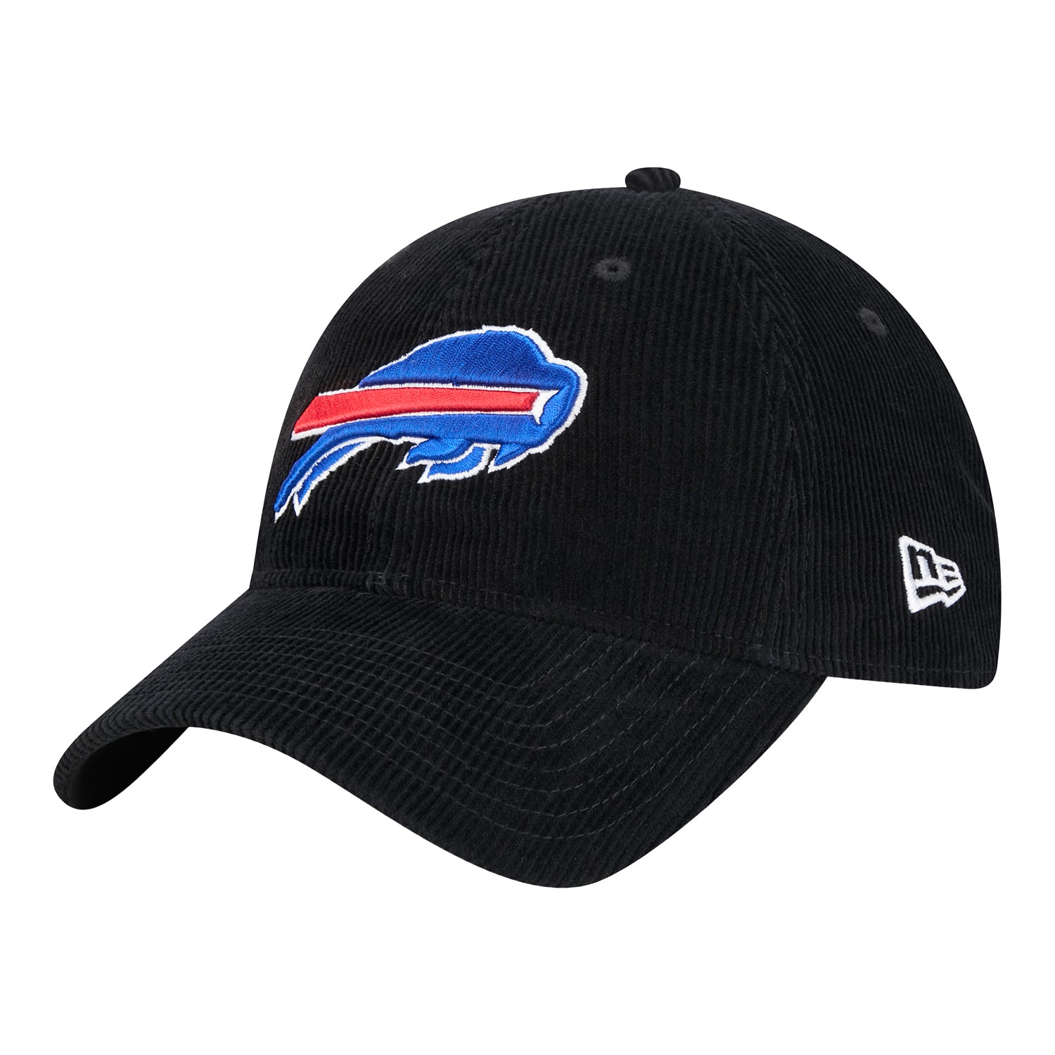 Bills New Era 9TWENTY Corded Hat In Black - Front View