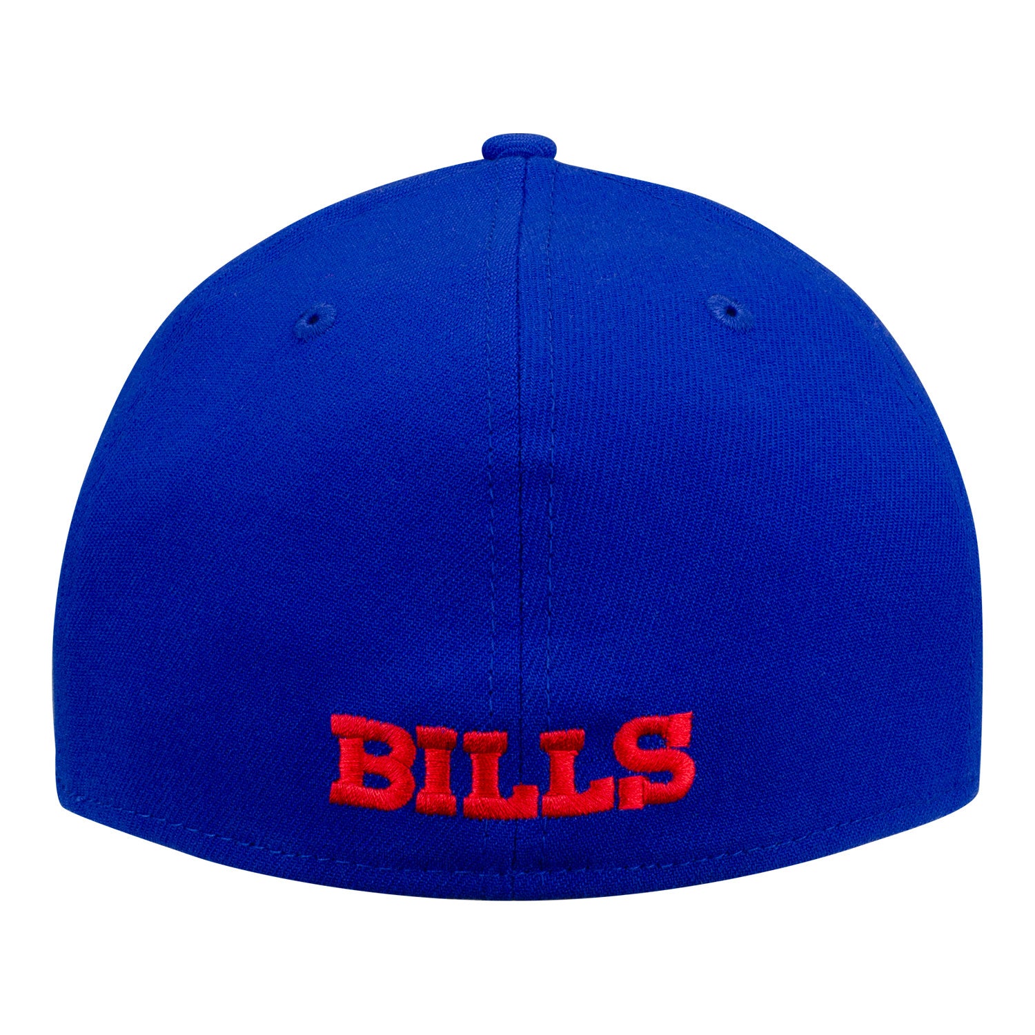 Bills New Era 39THIRTY Buffalo Flag Hat In Blue - Back View