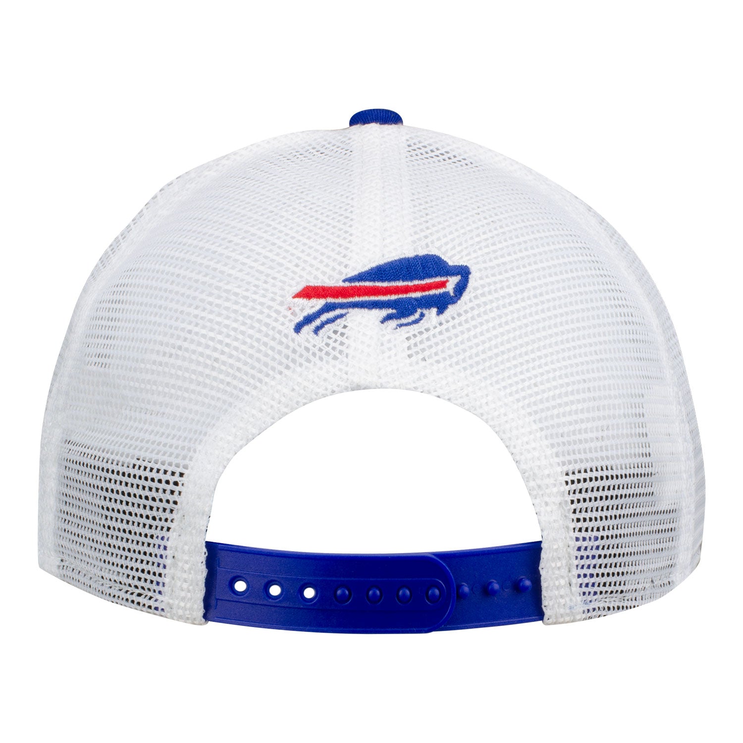 Bills New Era 9SEVENTY Trucker Wordmark Hat In White - Back View