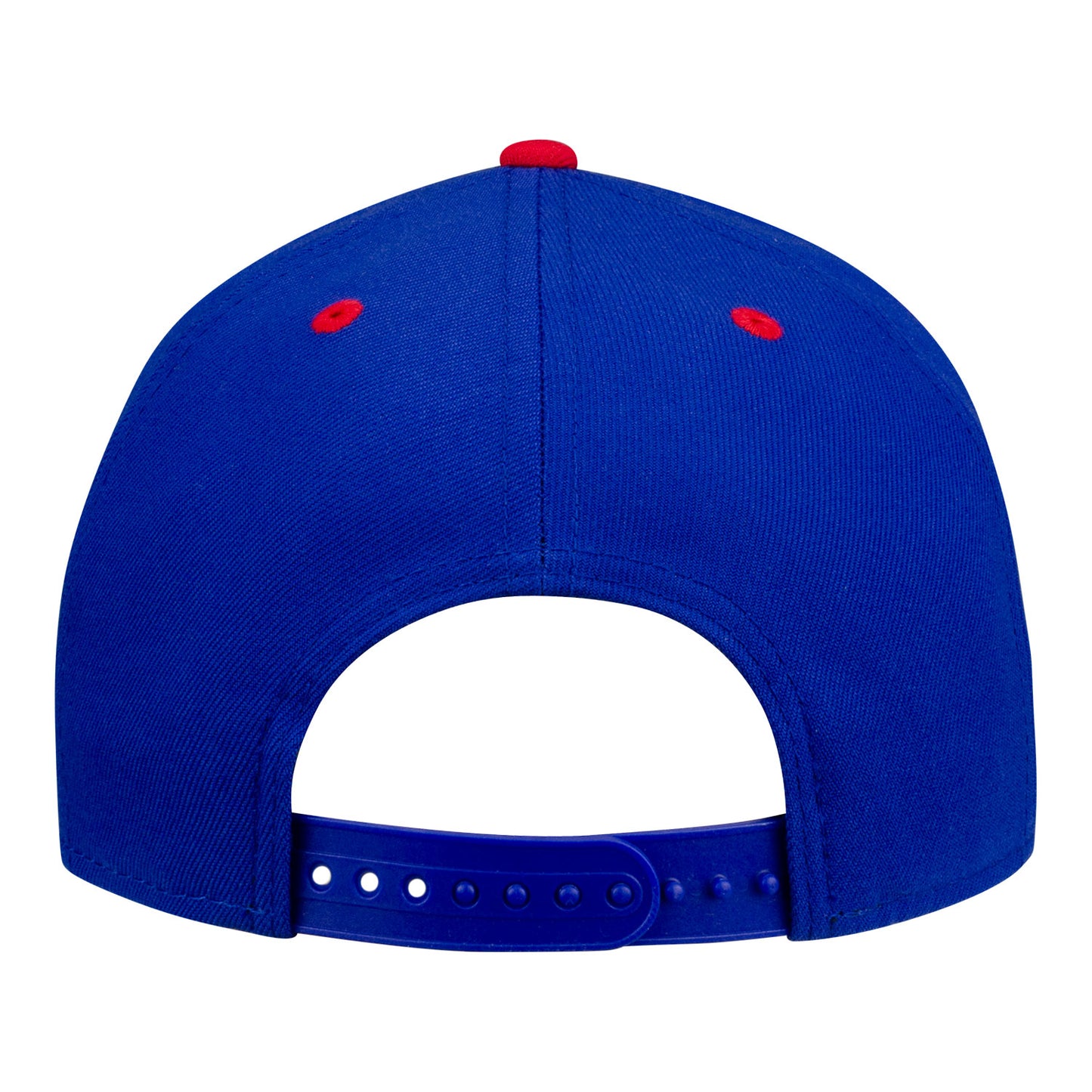 Bills New Era 9FIFTY Football Logo Hat In Blue - Back View