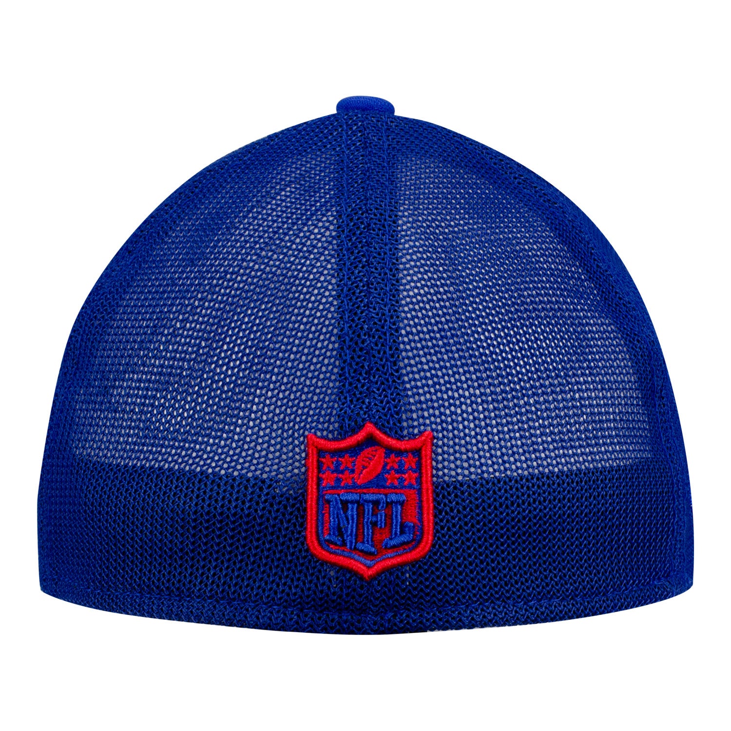 Bills New Era 39THIRTY Wordmark Hat In Blue - Back View