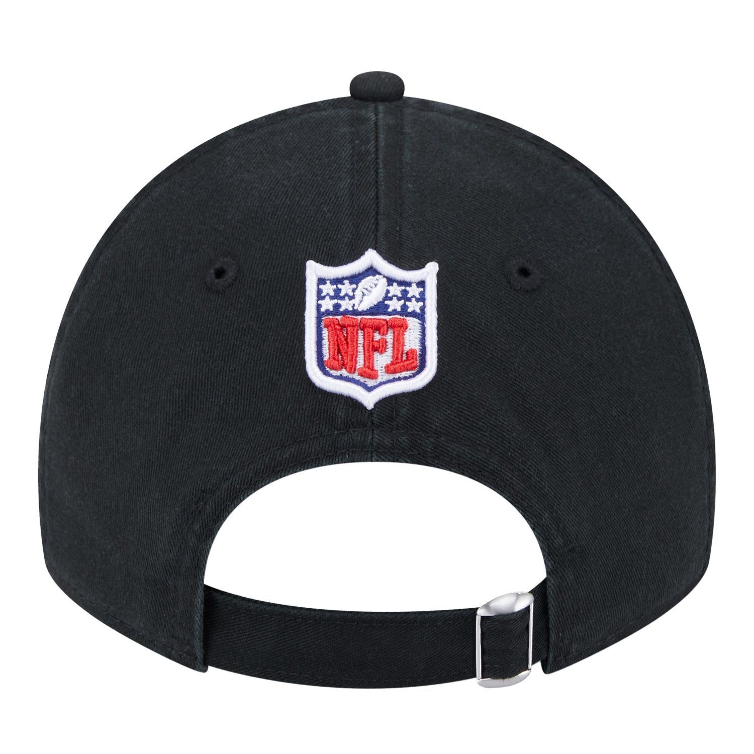 Bills New Era 2024 Crucial Catch 9TWENTY Adjustable Hat In Black - Back View