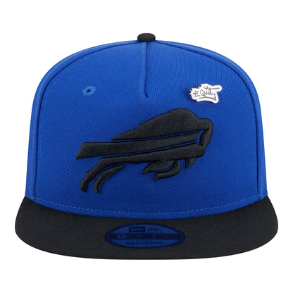 New Era 2024 9FIFTY Inspire Change Hat In Blue & Black - Front View