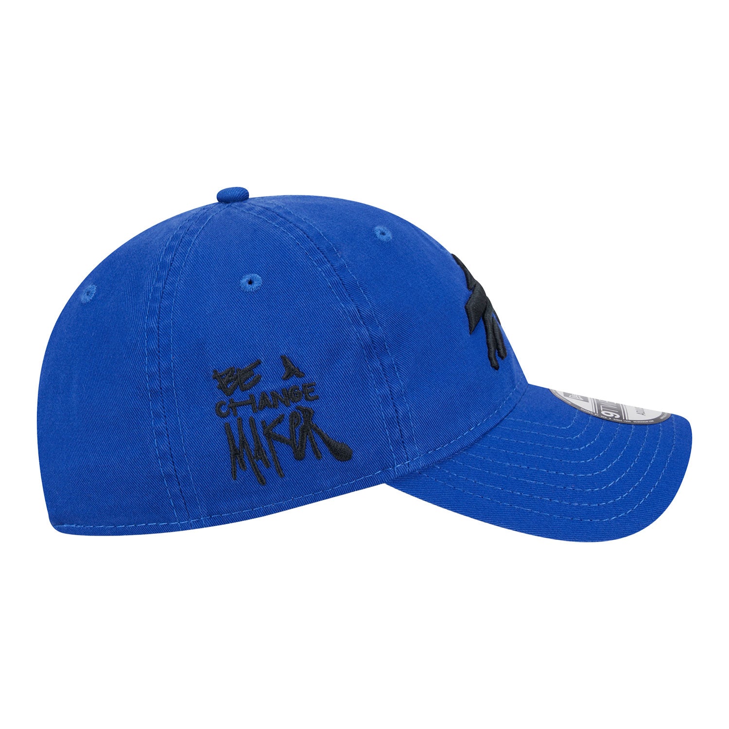 New Era 2024 9TWENTY Inspire Change Hat In Blue & Black - Right Side View