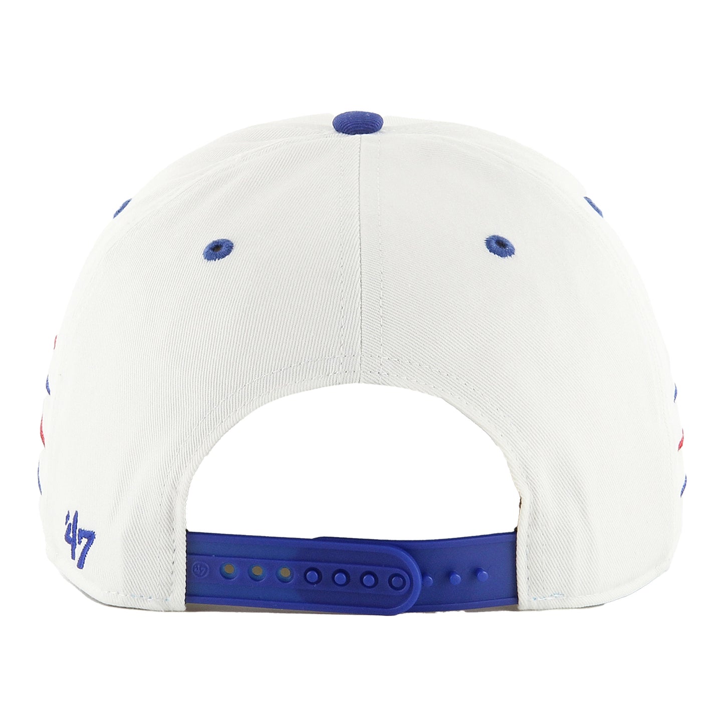 Buffalo Bills '47 Brand White Diamond Cut Hat In White - Back View