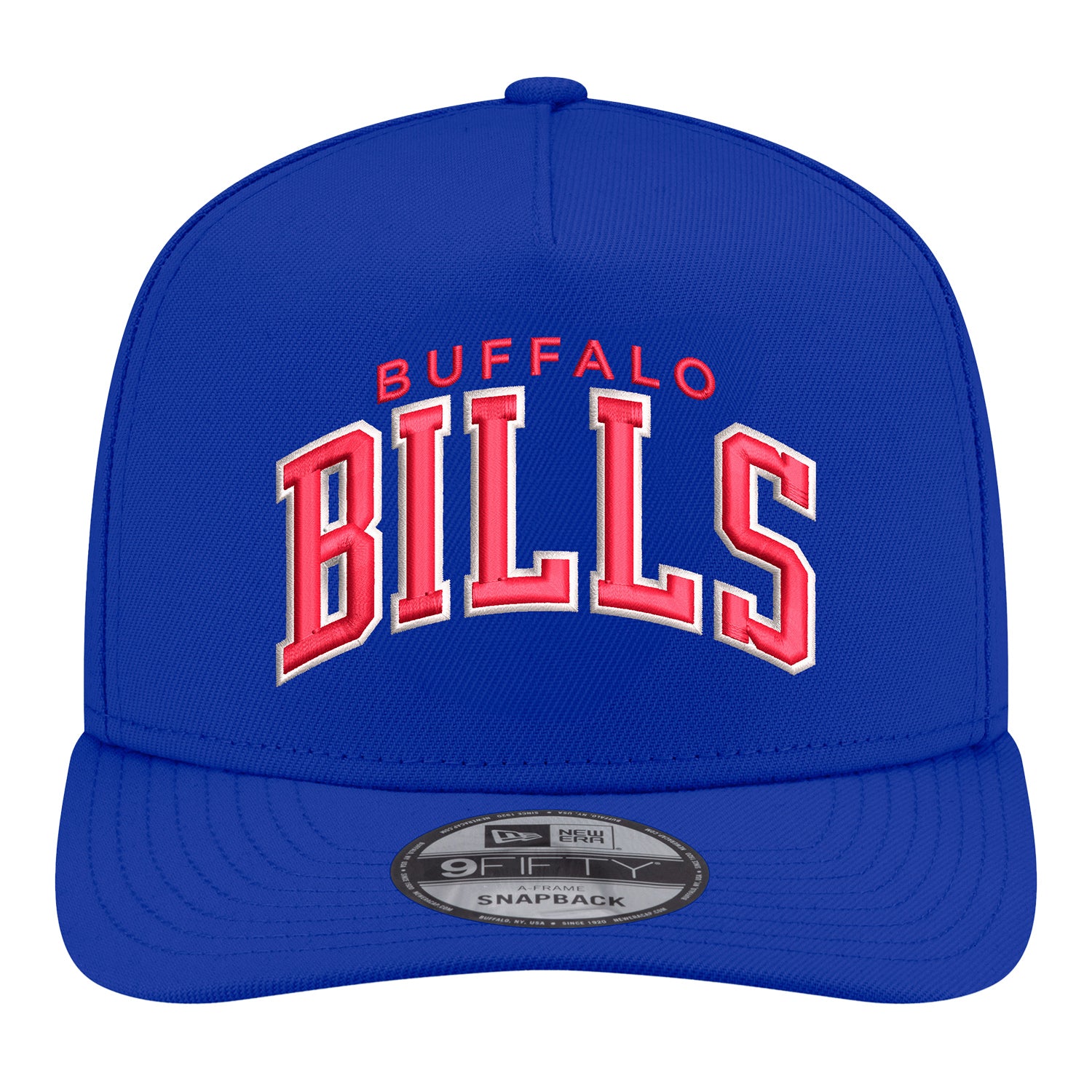 Buffalo Bills New Era 9FIFTY A-Frame Snapback Hat In Blue - Front View