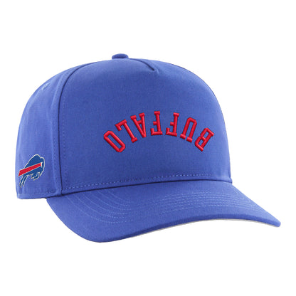 Buffalo Bills '47 Brand Flip Script Adjustable Hat In Blue - Front Right View