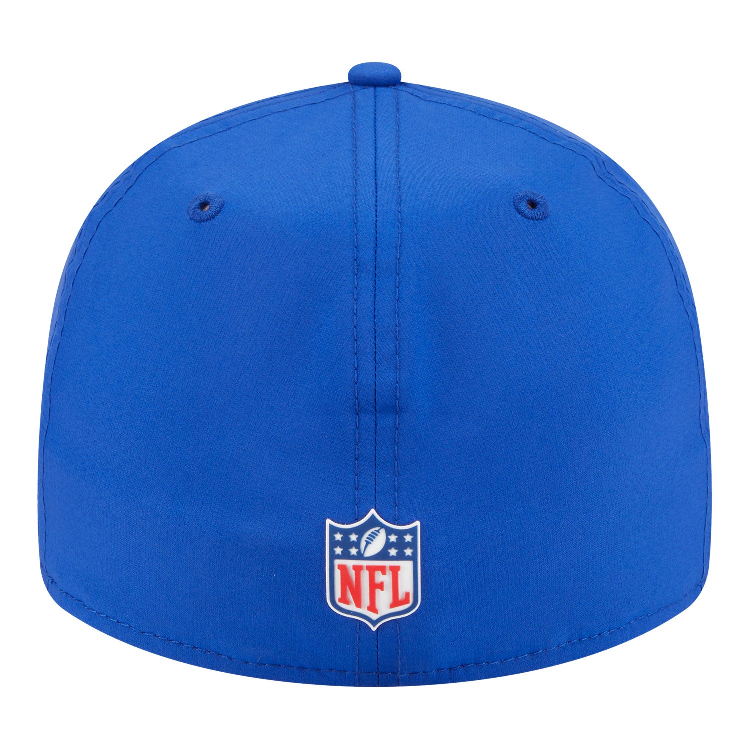 Buffalo Bills New Era 59FIFTY 25 Sideline Hat In Blue - Back View