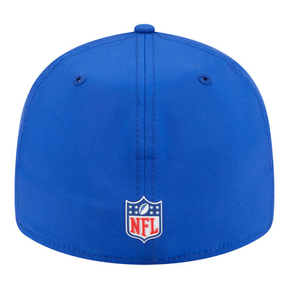Buffalo Bills New Era 59FIFTY 25 Sideline Hat In Blue - Back View