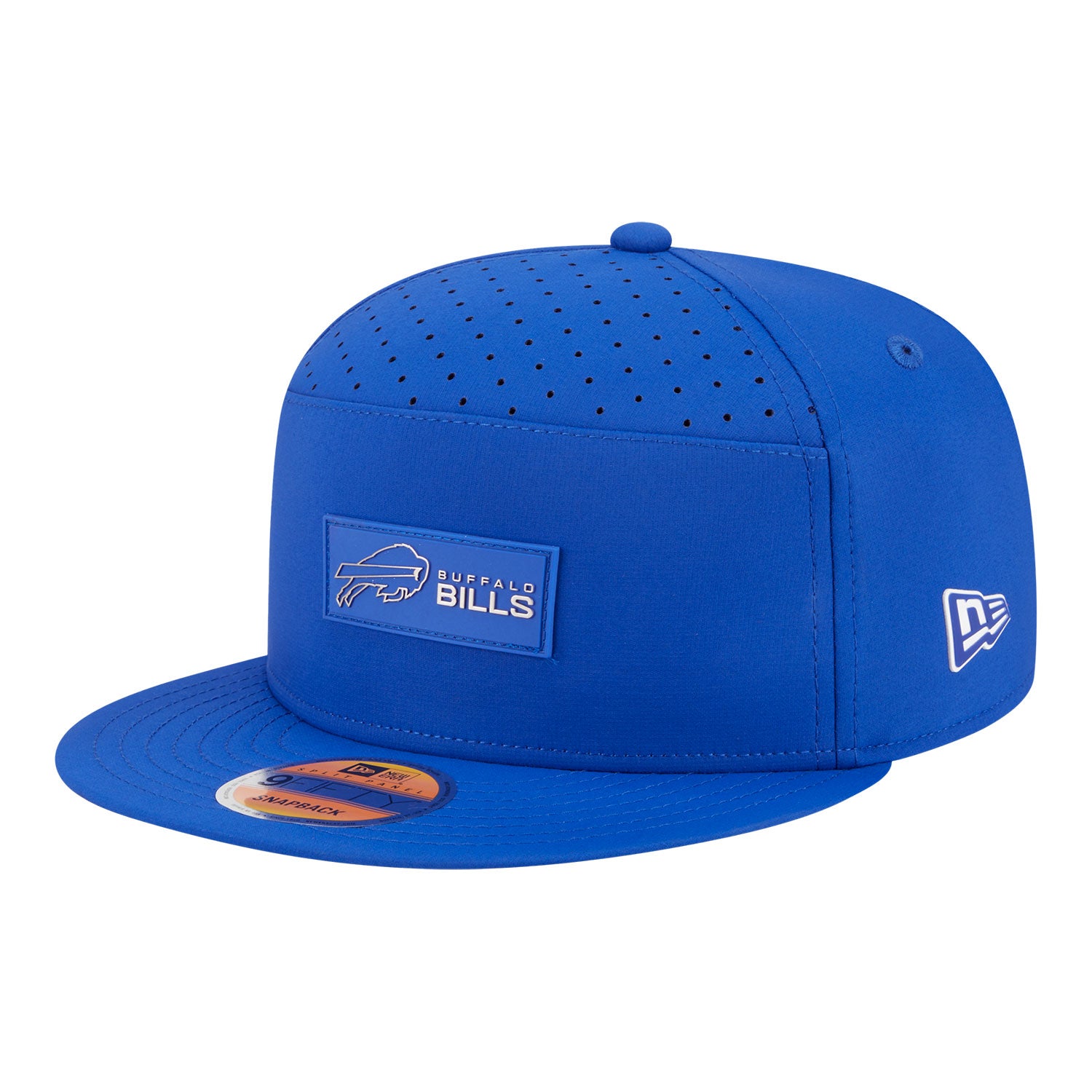 Buffalo Bills New Era 9FIFTY 25 Sideline Hat In Blue - Front View