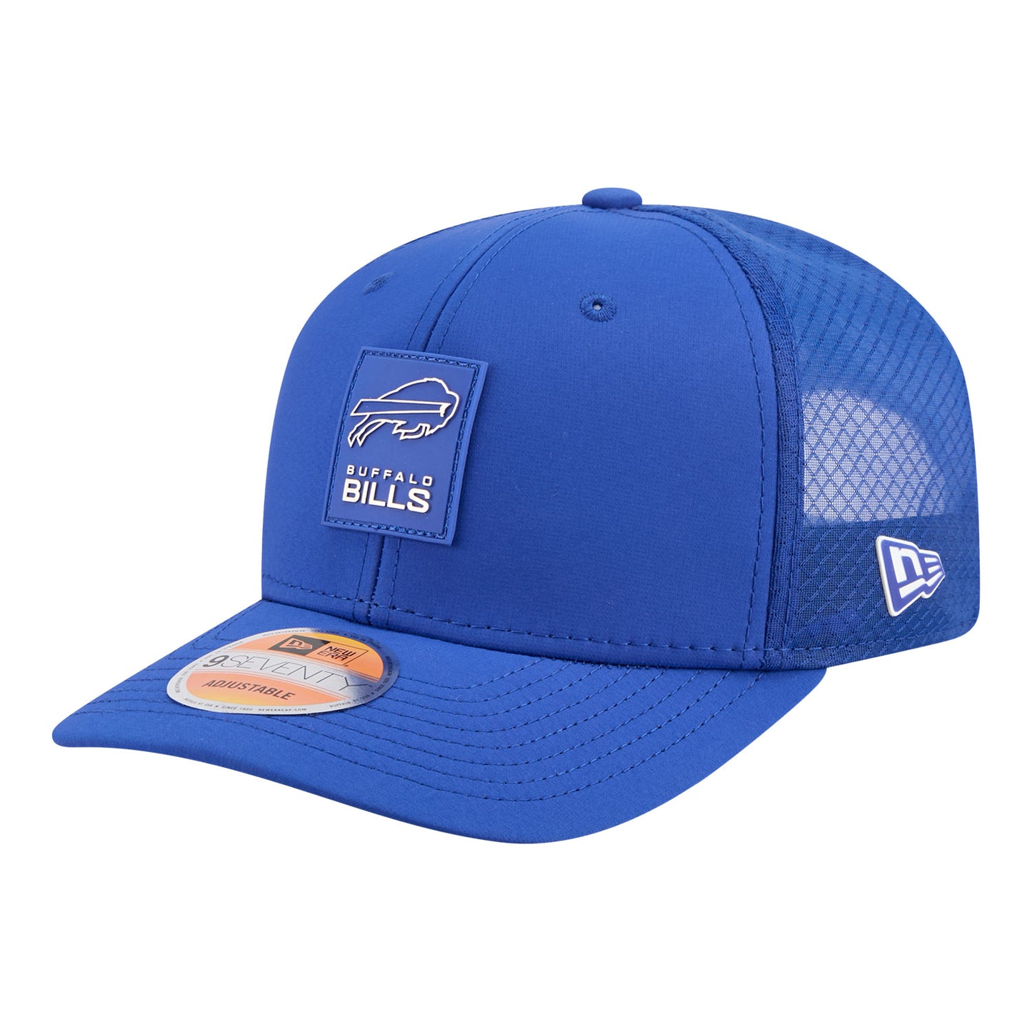 Buffalo Bills New Era 9SEVENTY 25 Sideline Hat In Blue - Front View