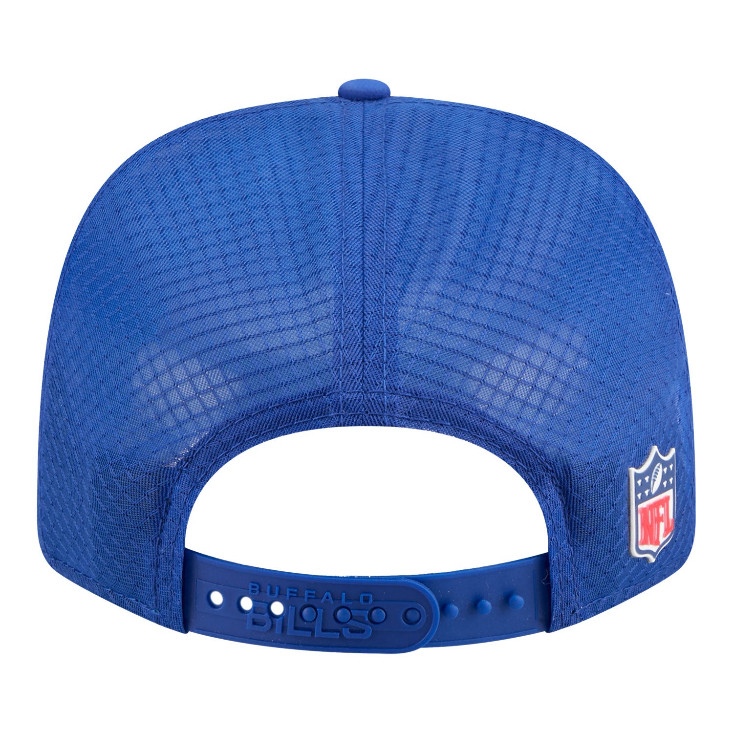 Buffalo Bills New Era 9SEVENTY 25 Sideline Hat In Blue - Back View