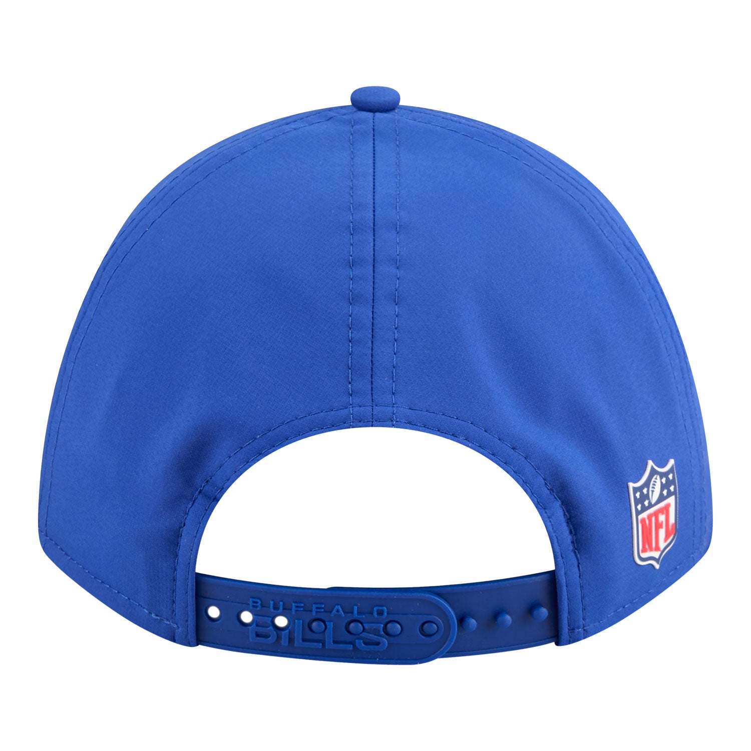Buffalo Bills New Era 9FORTY 25 Sideline Hat In Blue - Back View