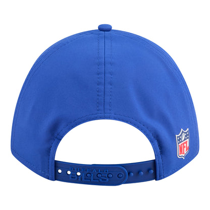 Buffalo Bills New Era 9FORTY 25 Sideline Hat In Blue - Back View