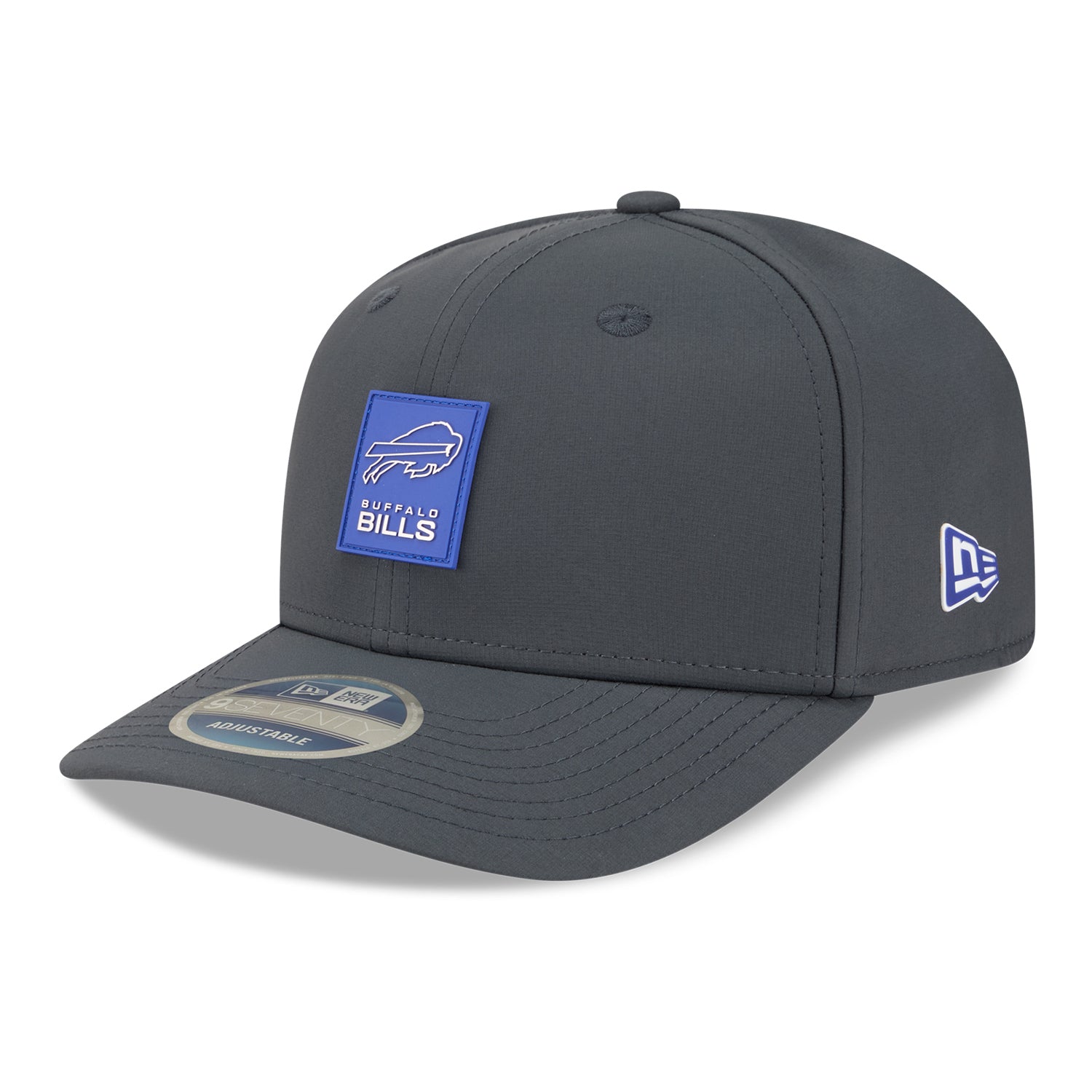 Buffalo Bills New Era Sideline Cold Weather 9SEVENTY Hat In Black - Front Side View