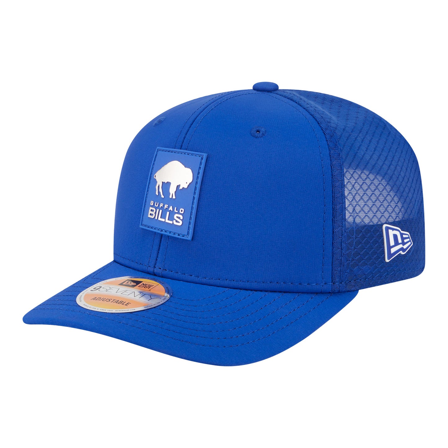 Buffalo Bills New Era 9SEVENTY 25 Classic Logo Sideline Hat In Blue - Front View