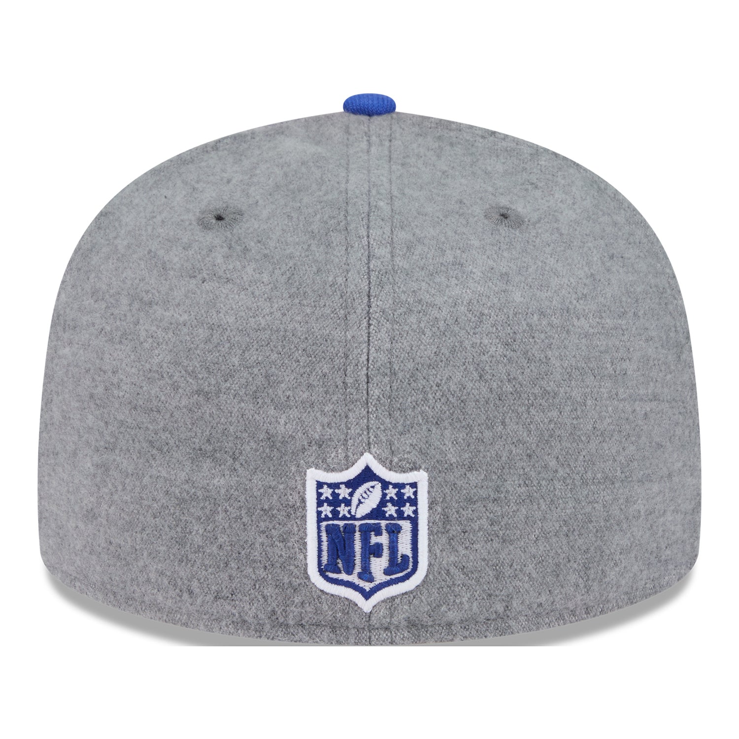 Buffalo Bills New Era 59FIFTY Classic Logo Wool Hat In Grey - Back View