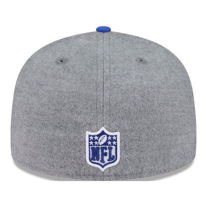 Buffalo Bills New Era 59FIFTY Classic Logo Wool Hat In Grey - Back View