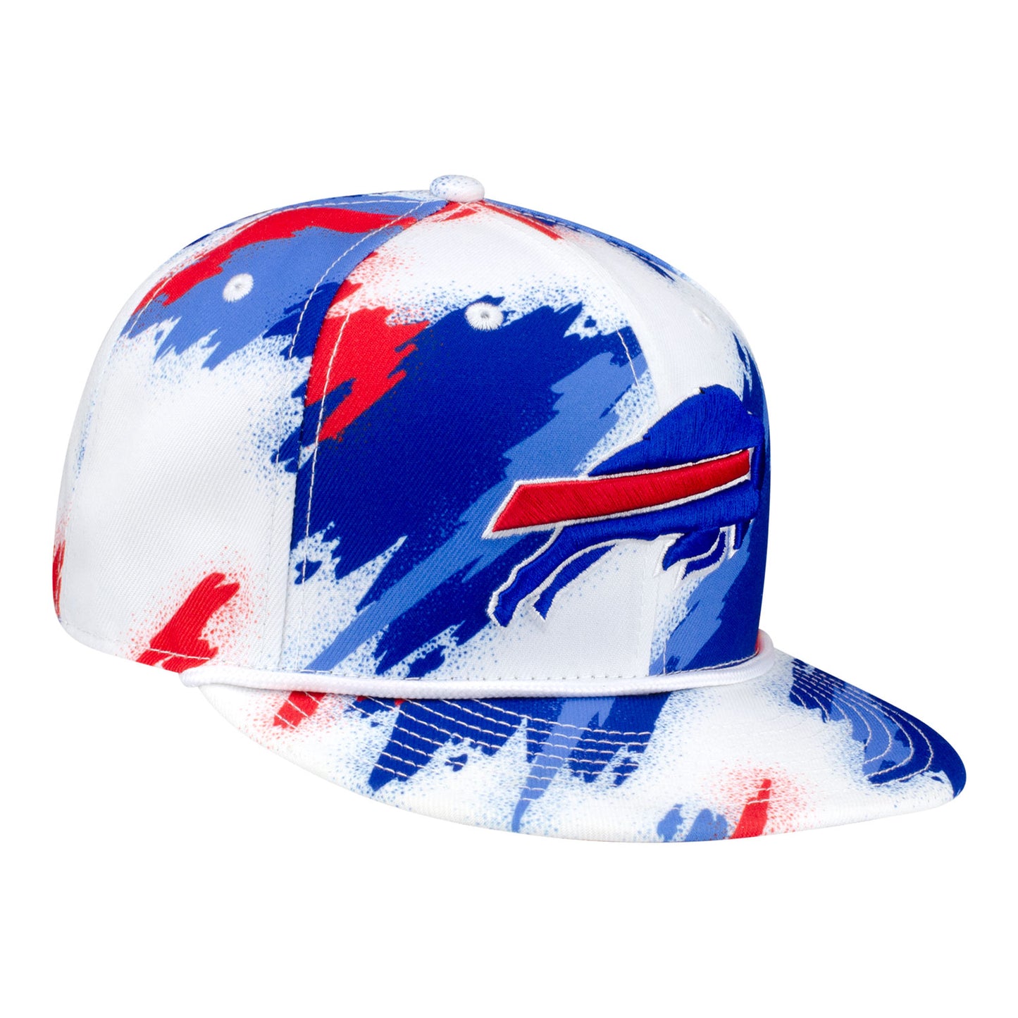 Buffalo Bills New Era 9FIFTY Paint Snapback In Multi-Color - Front Right View