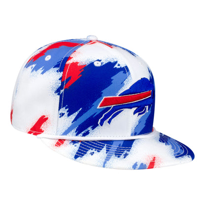 Buffalo Bills New Era 9FIFTY Paint Snapback In Multi-Color - Front Right View
