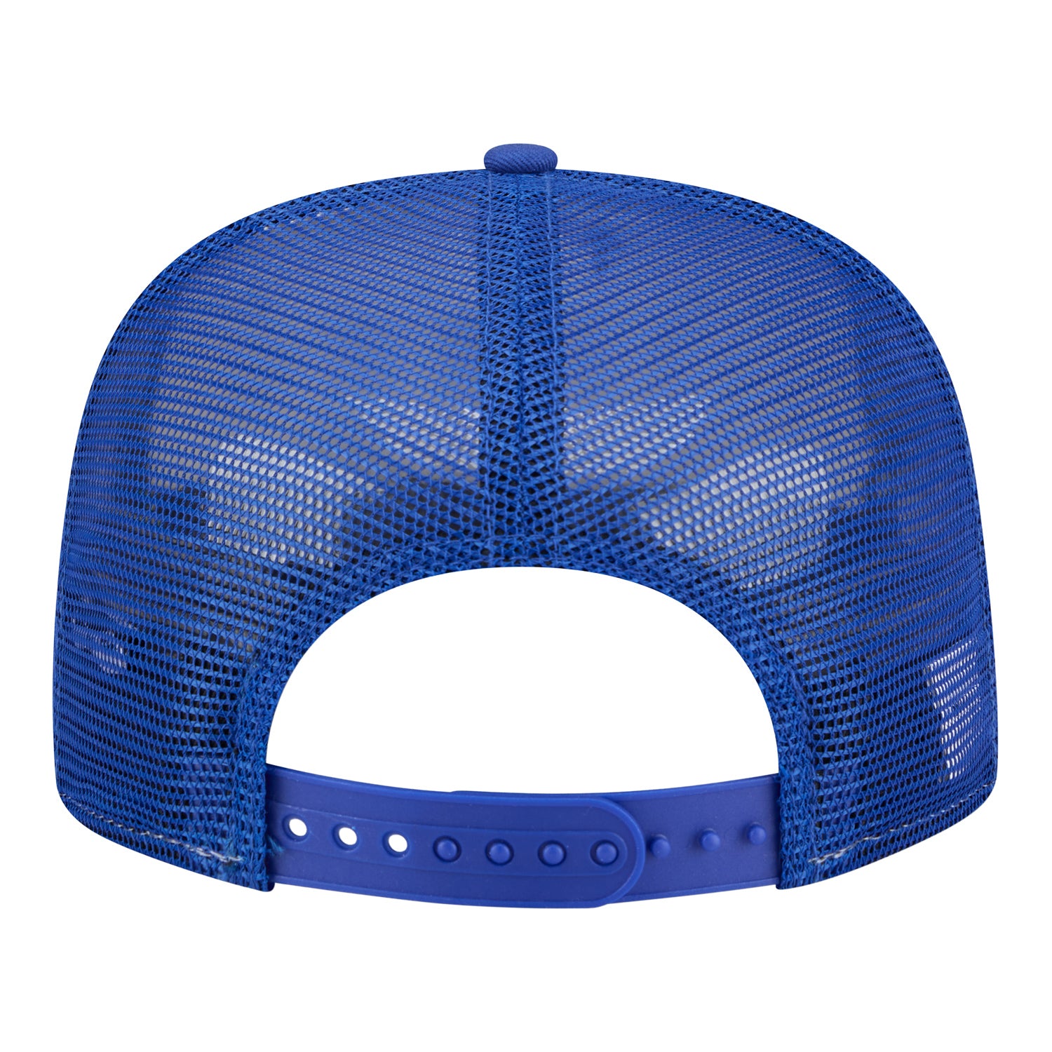 Buffalo Bills New Era 9FIFTY Cutout Primary Hat In White & Blue - Back View