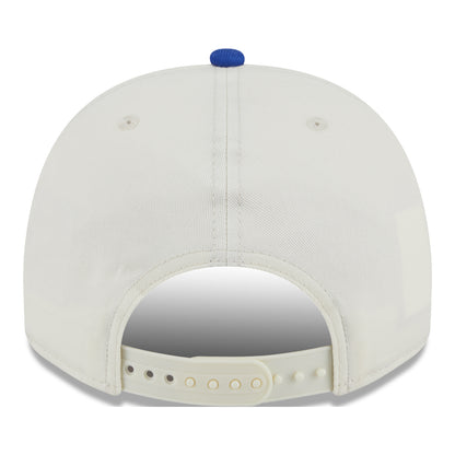 Buffalo Bills New Era 9FIFTY A-Frame Chainstitch Snapback In White - Back View