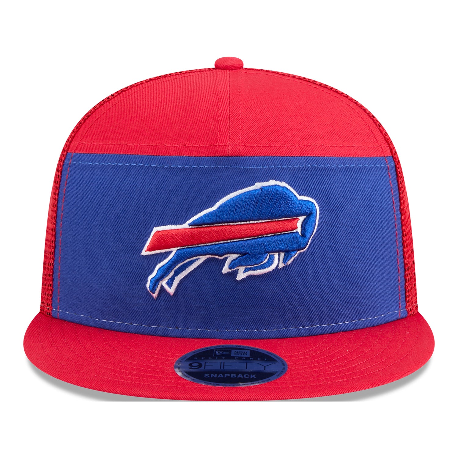 Buffalo Bills New Era 9FIFTY Primary Mesh Hat In Red - Front View