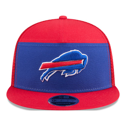Buffalo Bills New Era 9FIFTY Primary Mesh Hat In Red - Front View