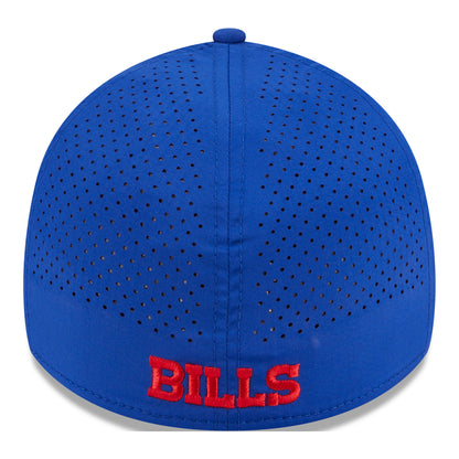 Buffalo Bills New Era 39THIRTY Perf Rope Hat In Blue - Back View