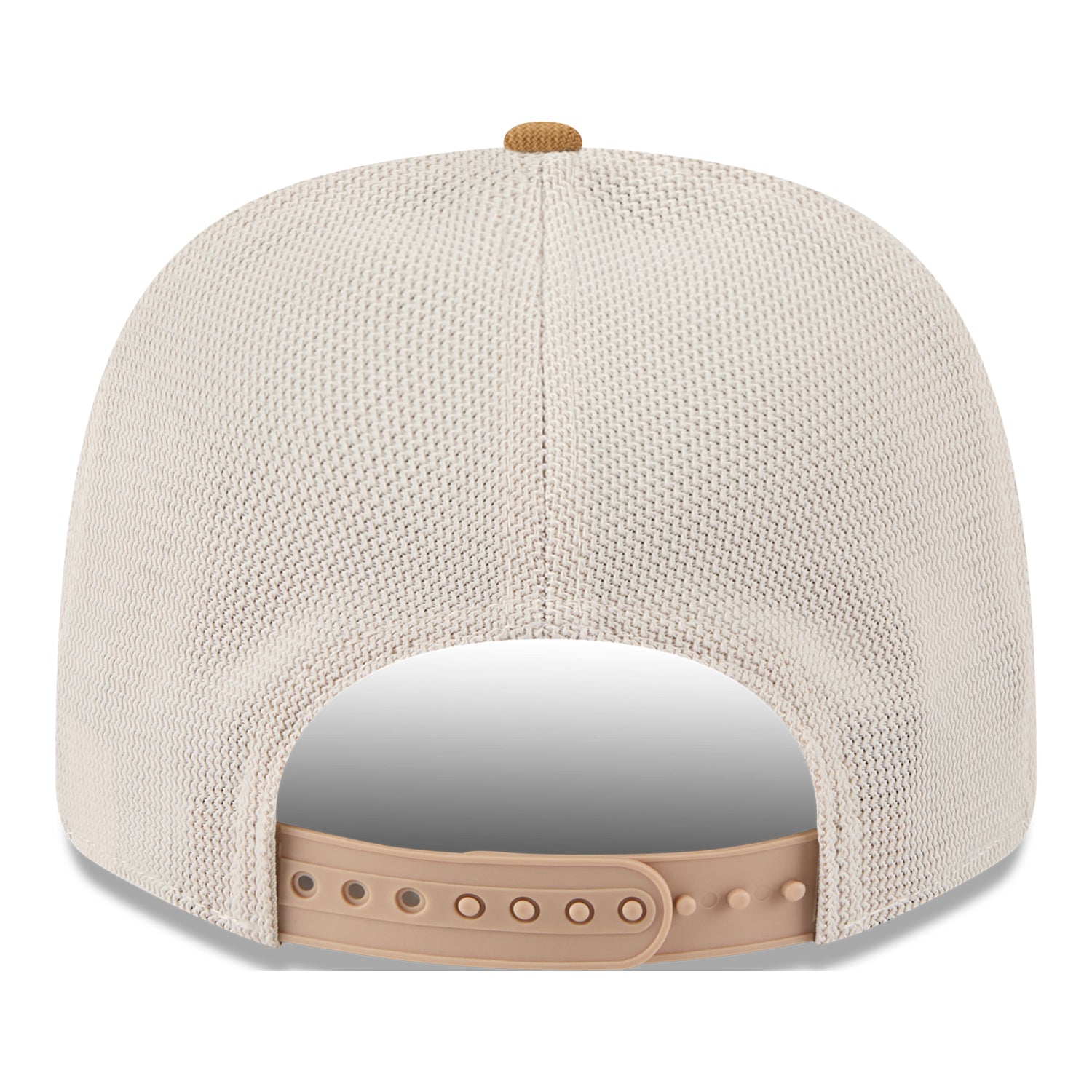 Buffalo Bills New Era 9SEVENTY Classic Logo Hat In Tan - Back View