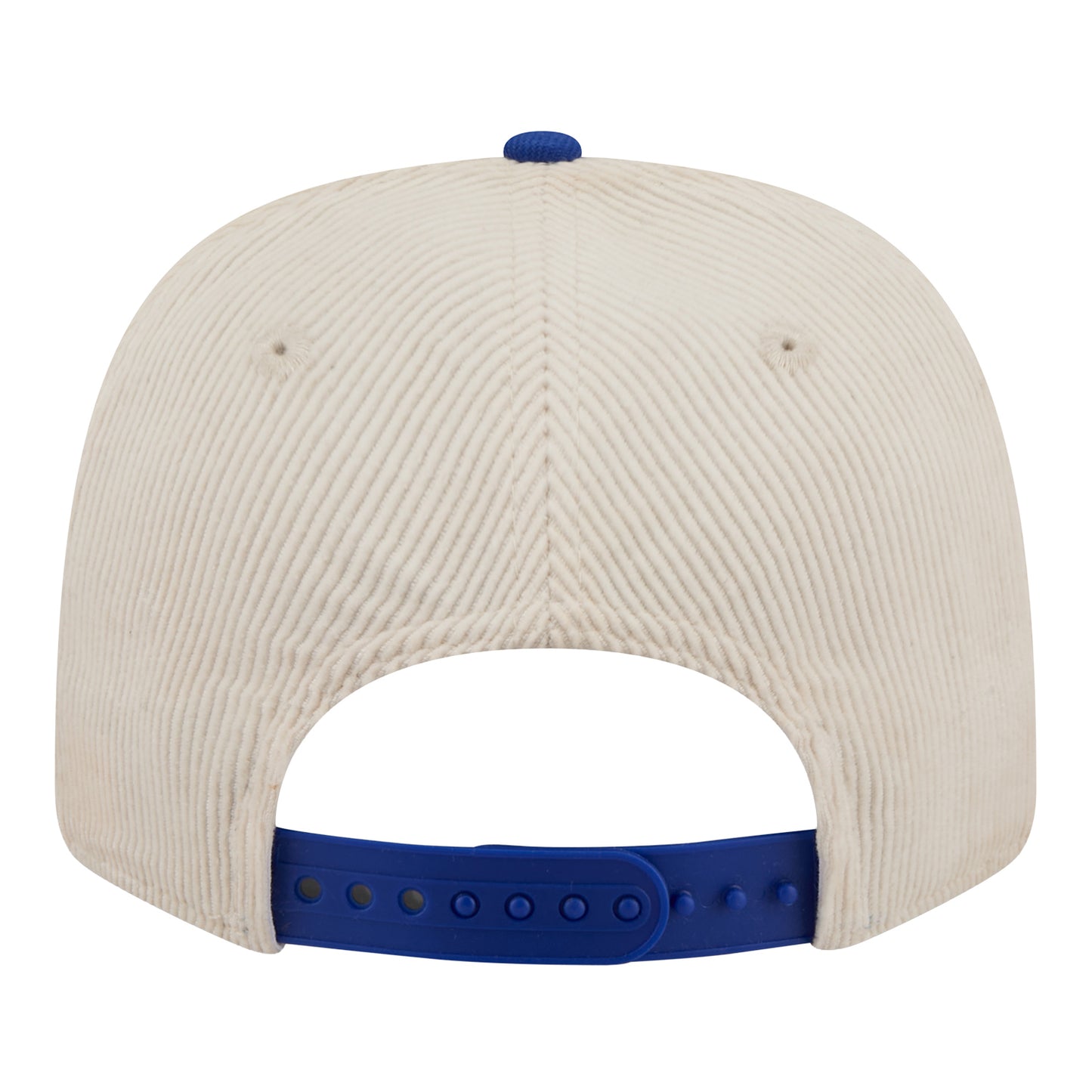 Buffalo Bills New Era 9SEVENTY Loyal Circle Hat In Tan & Blue - Back View