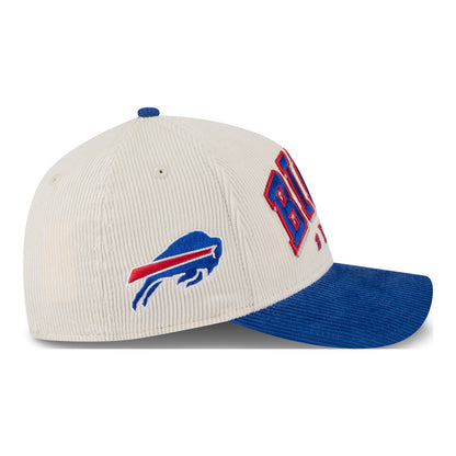 Buffalo Bills New Era 9FORTY Two Tone Hat In White - Side View