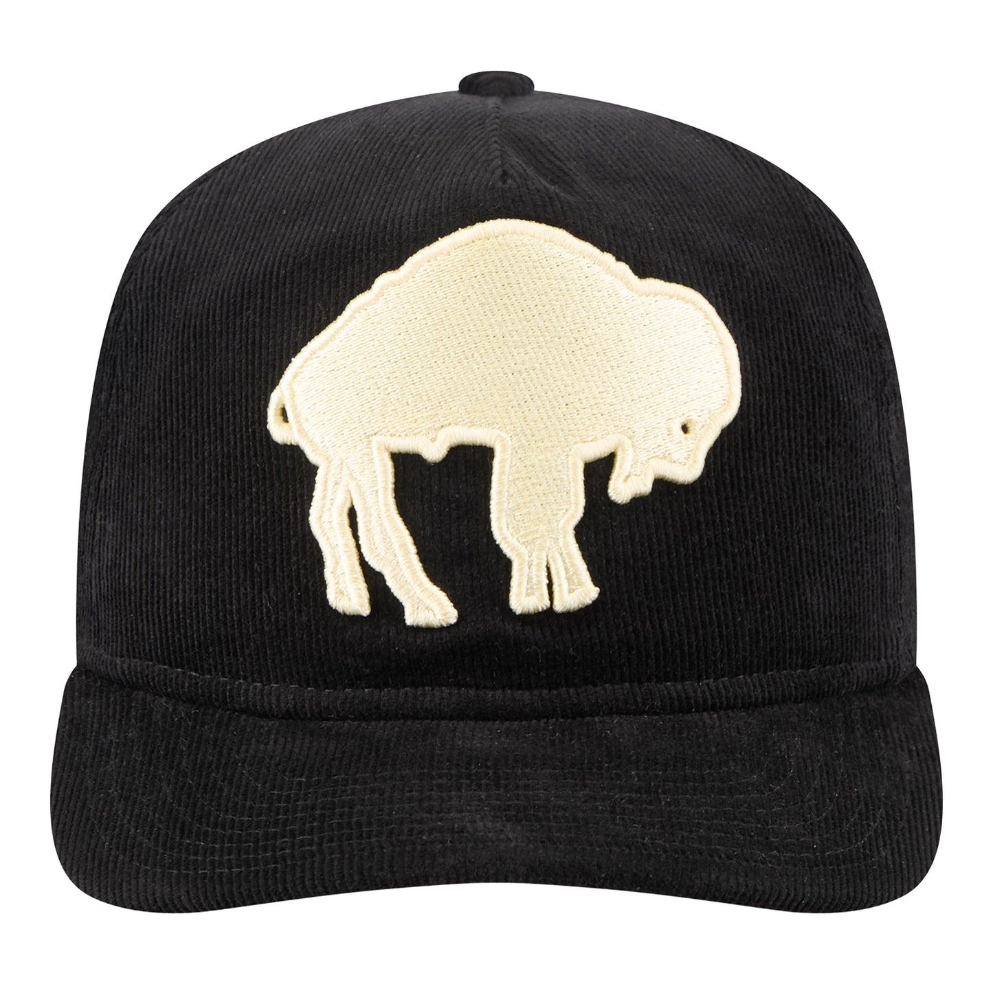 Buffalo Bills New Era Golfer Classic Nostaglic Black Hat - Front View