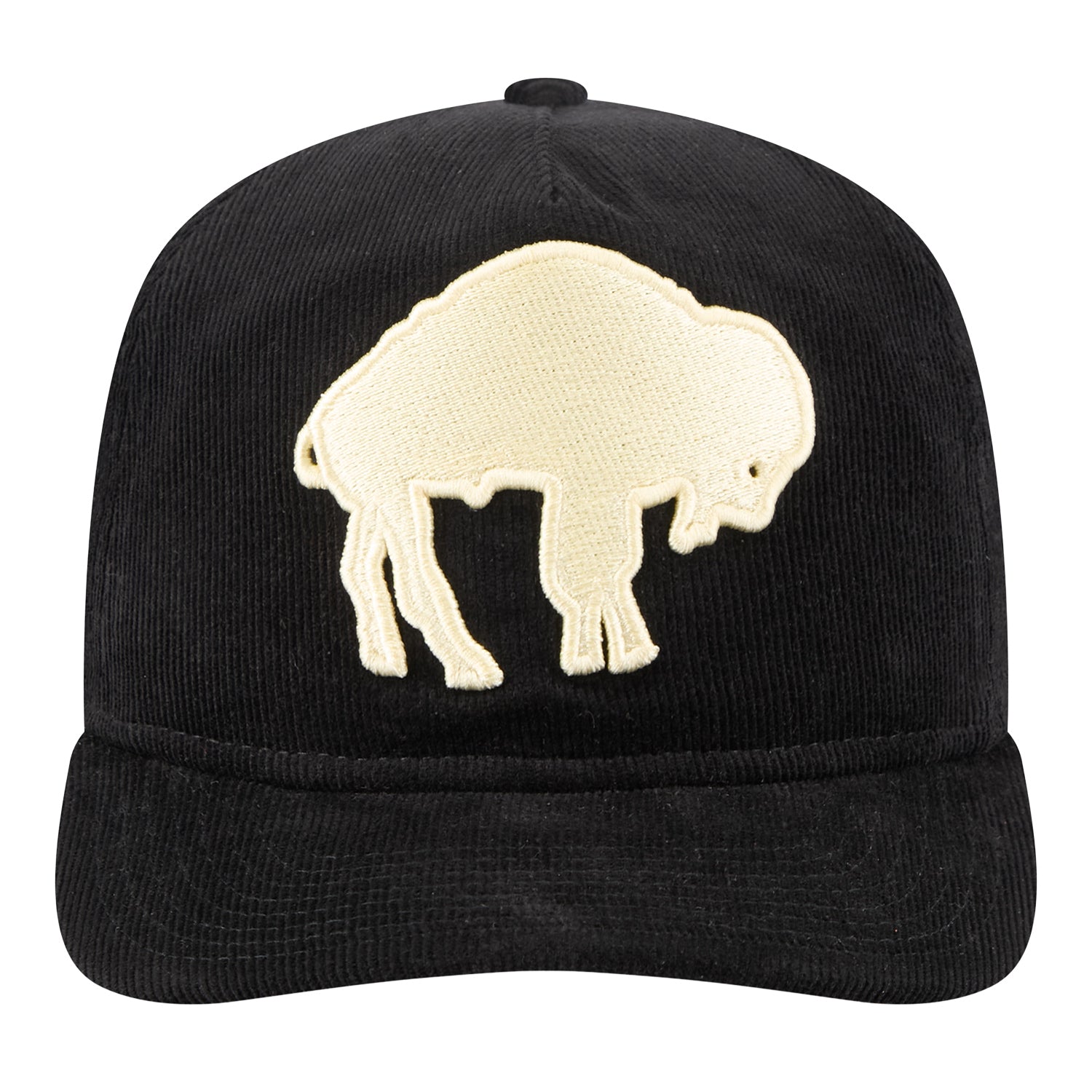 Buffalo Bills New Era Golfer Classic Nostaglic Black Hat - Front View