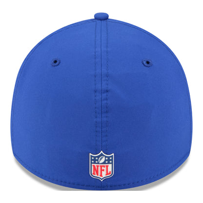 New Era 39THIRTY Bills Classic Sideline Hat In Blue - Back View