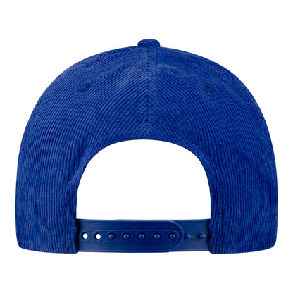 Buffalo Bills New Era 9FORTY Cord Script Hat - Blue - Back View