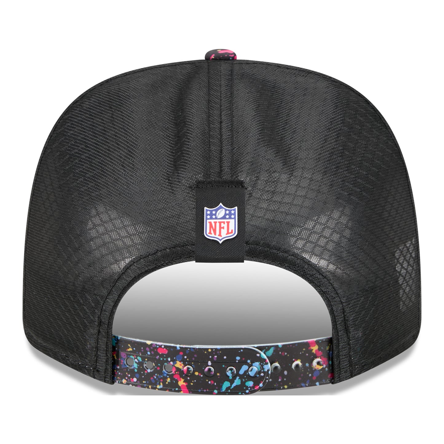 Buffalo Bills New Era 9SEVENTY 2025 Crucial Catch Hat In Black - Back View